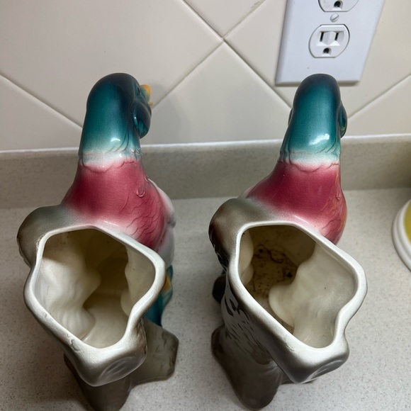 Vintage Royal Copley Mallard Duck Planter - Mid Century Modern - Set of 2 - Picture 10 of 12